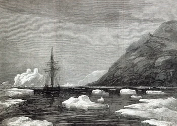 El crucero del Pandora: llegada al cabo Isabella, de 